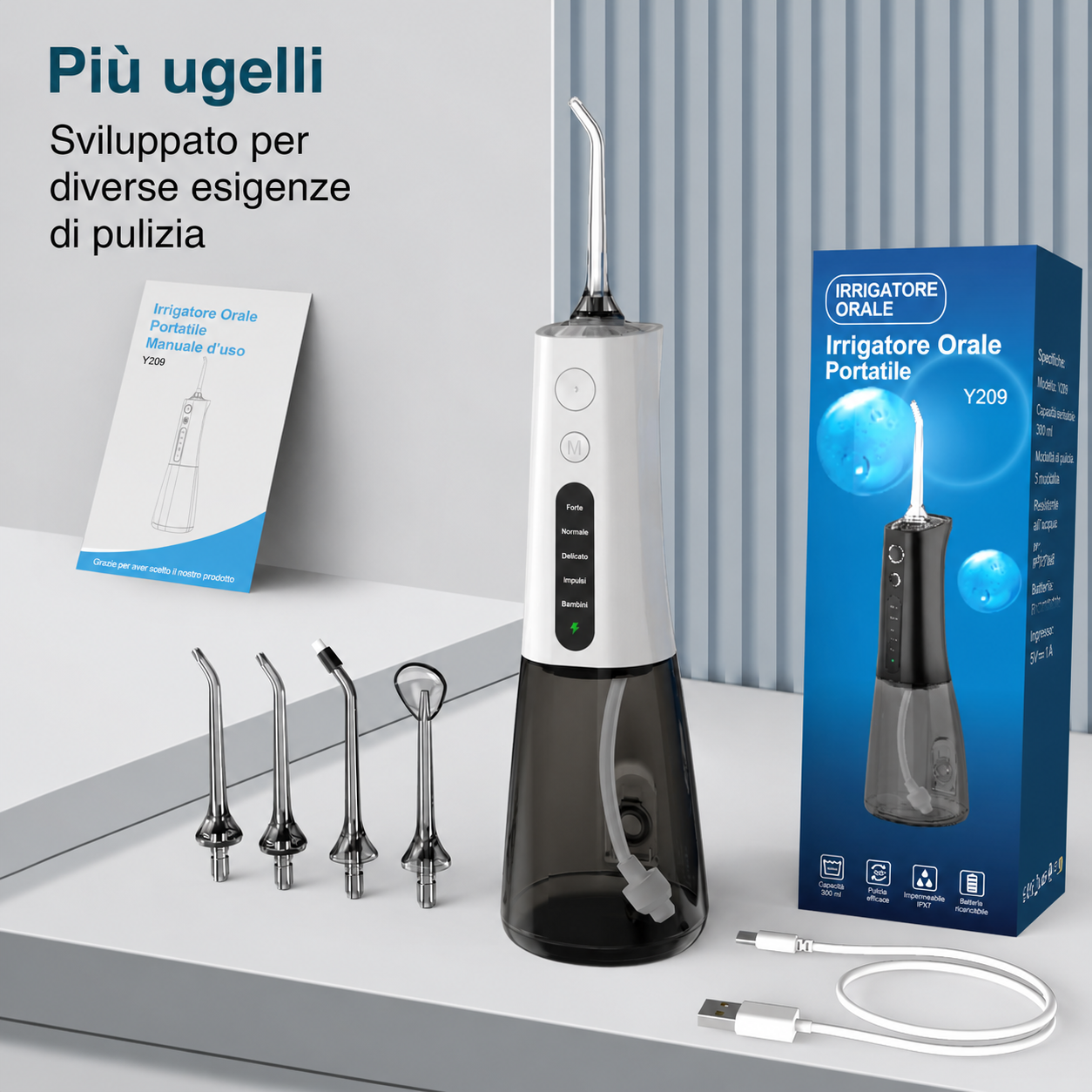 Idropulsore Orale Portatile Ricaricabile